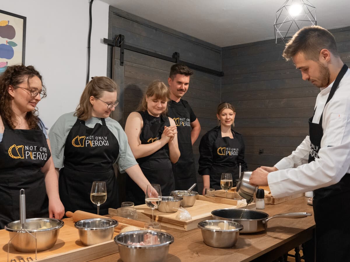 Cooking class pierogi